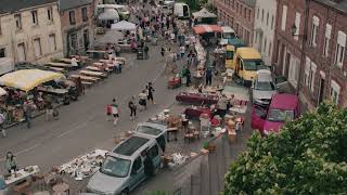 vidéo brocante Maroilles 42e édition [upl. by Nwahsyd306]