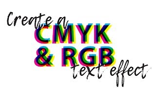 Illustrator  CMYK amp RGB editable text [upl. by Ahseiyt]