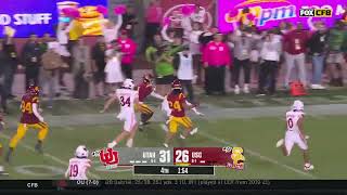 Zachariah Branch returns punt for USC [upl. by Derr828]