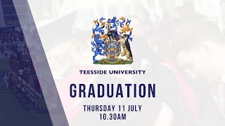 Teesside University Graduation Thursday 11 July 2024  1030am [upl. by Atiuqrahs640]