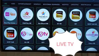 NEW Live TV on android tv free App फ्री टीव्ही [upl. by Ehtyaf]