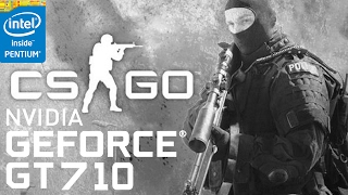 CounterStrike Global Offensive  nVidia Geforce GT 710  Intel G3220 [upl. by Leffert48]