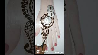 very easy coin mehndi design trick mehandi design YouTube short video [upl. by Albertine474]