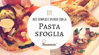 Fantasie di pasta sfoglia  SEMPLICI VELOCI e BUONISSIME [upl. by Yves]