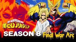 My Hero Academia Season 8 All Might Returns for Final War Arc  Crunchroll [upl. by Aramanta]