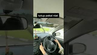 Perempuan ini belajar ambil lesen keretanak tekan signal tertekan wiper cerminaduhhh [upl. by Swainson425]