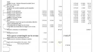 P4 Le calcul des cotisations sociales dans le bulletin de paye [upl. by Siloam]