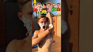 Yildiz vs lehmann vs son vs greazman vs neymar vs ronaldo food challenge 🤣 [upl. by Carli]