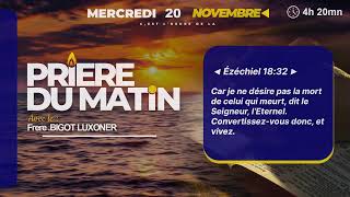 PRIERE DU MATIN  MERCREDI 20 NOVEMBRE 2024  LA VOIE DU MECHANT  Fr BIGOT LUXONER [upl. by Chesney]