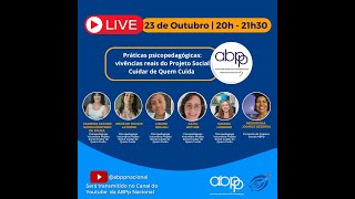 Live  Práticas psicopedagógocas vivências do quotProjeto Social Cuidar de Quem Cuida quot da ABPp RS [upl. by Dahij826]