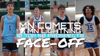 10 TOP 50 2025 Minnesota Prep Hoops Prospects FaceOff at Comets GPA 2024 [upl. by Einnok]