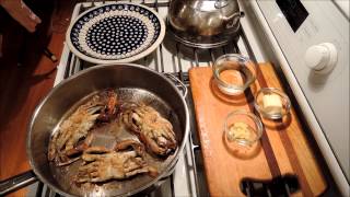 How to Cook Soft Shell Crabs  Sauteed  Episode 53 [upl. by Harhay]