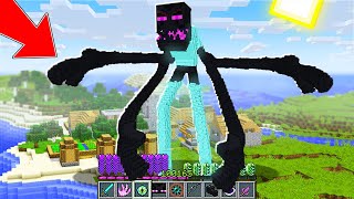 MINECRAFT DIAMOND ENDERMAN TITAN ATTACKED VILLAGE HOW TO PLAY My Craft BATTLE [upl. by Gnahc]