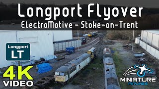 Longport ElectroMotive  Quick Aerial Flyover in 4K [upl. by Afatsuom]