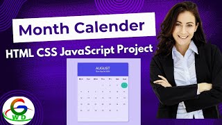 HTML CSS JavaScript Project  Month Calender  Guri Web Developer  JavaScript Practice Project [upl. by Noelle29]