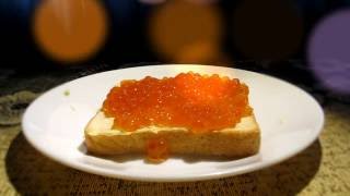 Fast Red caviar appetizer  Raudona Ikra [upl. by Tillinger]