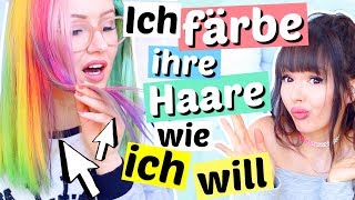 Ich färbe die Haare meiner BFF wie ICH WILL 😱  ViktoriaSarina [upl. by Anitsud]