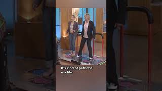 Ellen and Christina Applegate Play Dance Dance Revolution 💃 shorts [upl. by Sowell]