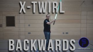 XWirbel rückwärts  XTwirl backwards  Single Lightsaber Trick [upl. by Summer935]