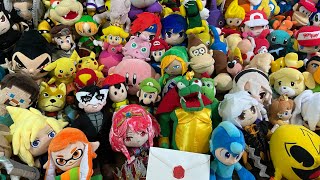 My ENTIRE SUPER SMASH BROS PLUSH AND GAME COLLECTION EVERYONE IS HERE [upl. by Ylecara901]