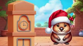 Hickory Dickory Dock 🎅🏻 Christmas Version  Christmas Songs for Kids 🎁  Mother Goose Play songs [upl. by Assirahc79]