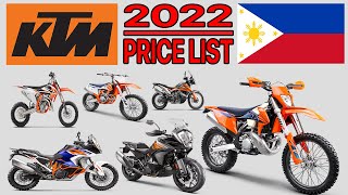 KTM Motorcycle Price List In Philippines 2022 [upl. by Gschu]