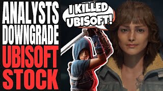 Woke Ubisoft Stock TANKS  Analysts DOWNGRADE Company Stock After MASSIVE FAILURE Of STAR WARS [upl. by Adlitam]