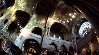 Inside St Marks Basilica  Venice Italy [upl. by Sito577]