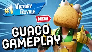 GUACO Skin Gameplay In Fortnite [upl. by Shanna]