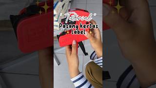 Tutorial Pasang Kertas Label di Alat Label Joyko MX5500M [upl. by Aicileb]