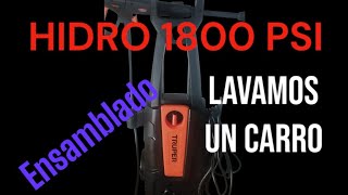 Hidrolavadora Truper 1800 PSI desempaquetado y la usamos por Primera vez [upl. by Neirb957]