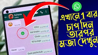 এখানে 1 বার চাপ দিন তারপর মজা দেখুন  WhatsApp New Important Useful Settings [upl. by Susannah]