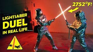 REAL LIGHTSABER DUEL 2752° [upl. by Iggy]