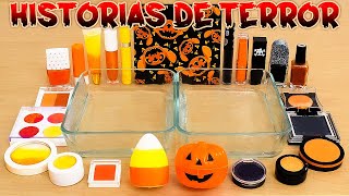 Storytime 🦷 HISTORIAS DE TERROR 🎃 Slime con Historias [upl. by Popelka]