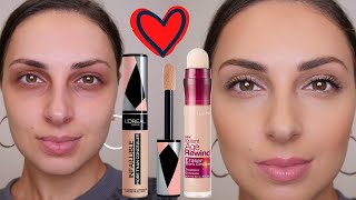 Best Concealer for DARK CIRCLES 🐼 Affordable 6 Best Drugstore Concealers [upl. by Stelmach]