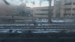 Newark New Jersey to Secaucus New Jersey  NJ Transit Train Route [upl. by Oiratnom]