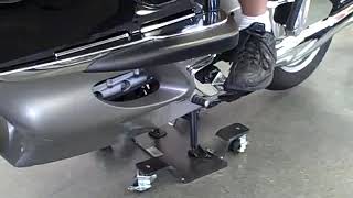 BMW K1200LT removed from ParknMove motorcycle dolly [upl. by Koetke]