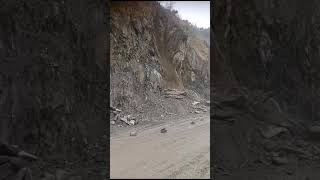 Landslides on NH 44 j amp k Ramban to Banihall area [upl. by Aneloc]