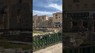 Temple of Apollo in Ortigia Siracusa Sicilia [upl. by Natiha]