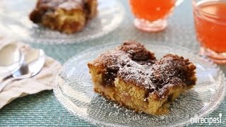 How to Make Rhubarb Cake  Dessert Recipes  Allrecipescom [upl. by Nirrac814]