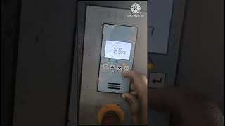 atlas copco compressor service alarm ko kaise Reset kre ES4000 controller service alarm resetting [upl. by Tchao]