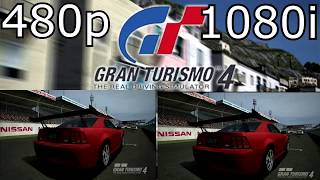 Gran Turismo 4  480p vs 1080i Comparison [upl. by Eiggem]