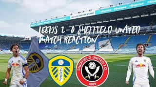 Reacting to Leeds 20 Sheffield United BIG WIN FOR LEEDS [upl. by Trahern]