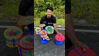 Big Drum Set senior musical band Instruments 🥁 Unboxing and testing shorts [upl. by Erlina]