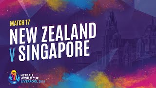 New Zealand v Singapore  Match 17  NWC2019 [upl. by Malamud]