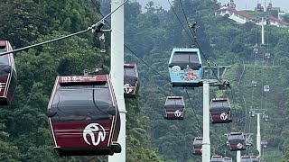 CABLE CAR Genting Highlands  Awana SkyWay Ke Genting SkyWorld  Part 1 [upl. by Wordoow561]