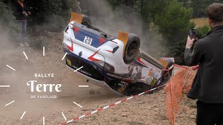 🏁 Rallye Terre de Vaucluse  Crash amp flatout  SoundRallye  🍂 rallye vaucluse racing [upl. by Namie]