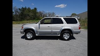 1999 Toyota 4Runner Limited 34L 4WD  Walk Around Tour Engine Start Up [upl. by Eelir]