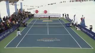 Roger Federer vs Lindsey Vonn  OFFICIAL ChocolateHeaven Event [upl. by Helmut299]