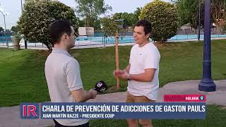 Charla en el CCUP sobre prevención de adicciones con Gastón Pauls [upl. by Giacomo852]